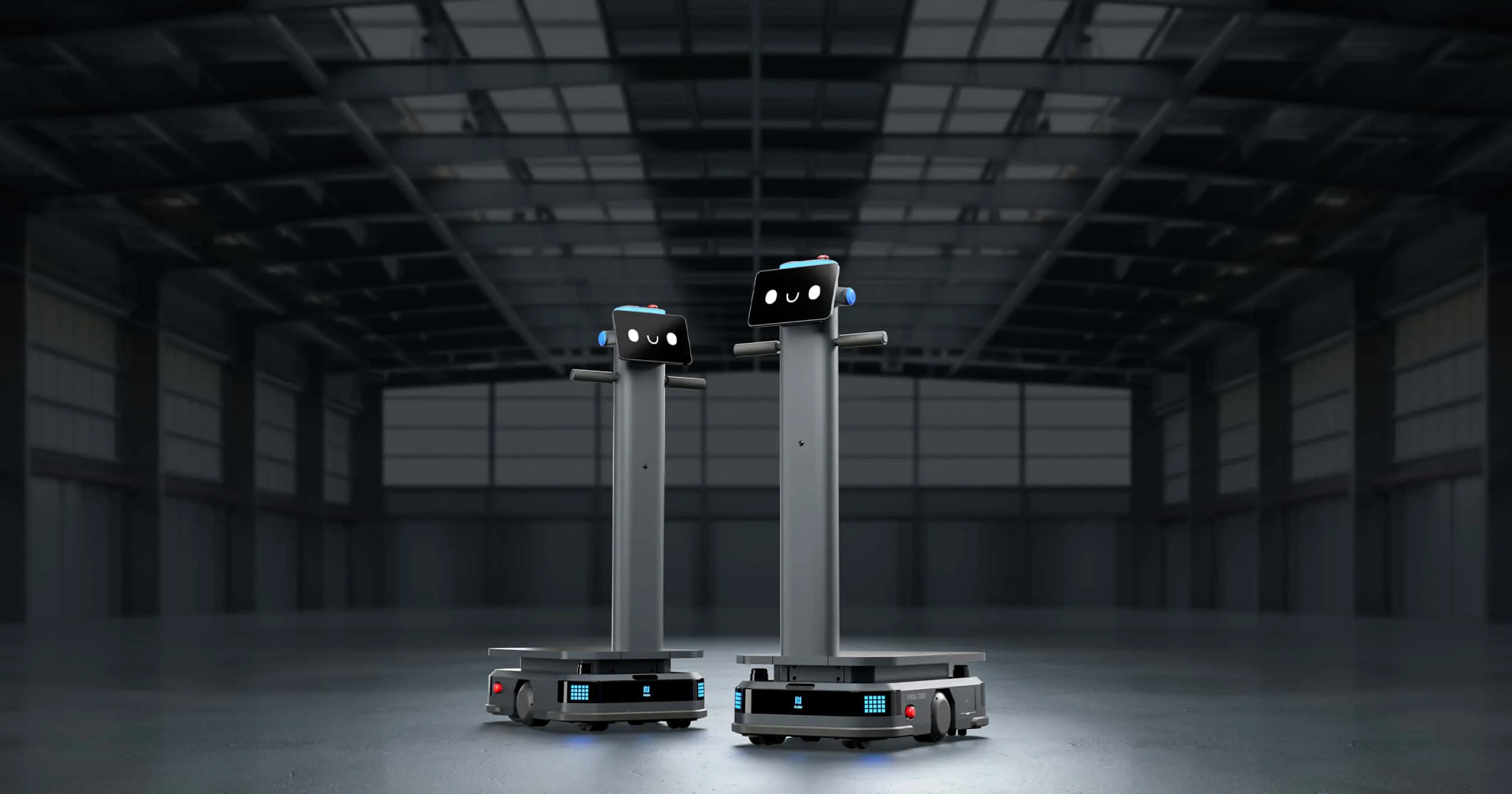 Industrial delivery robots